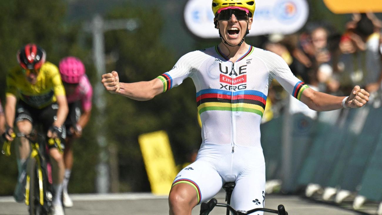 Radsport: Pogacar siegt und holt sich Gelbes Trikot - Lipowitz Siebter