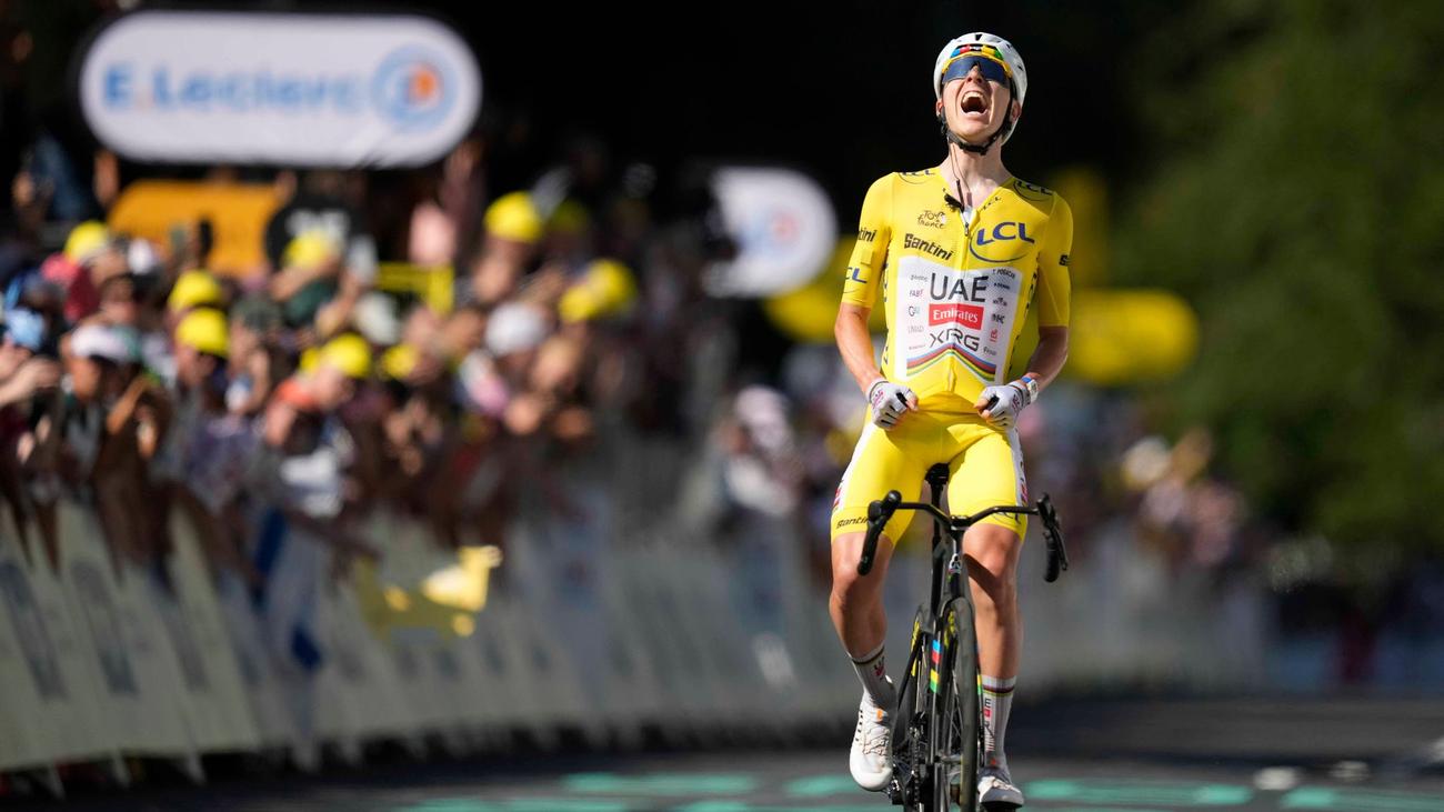 Tour de France: Pogacar siegt am Nationalfeiertag im Zentralmassiv