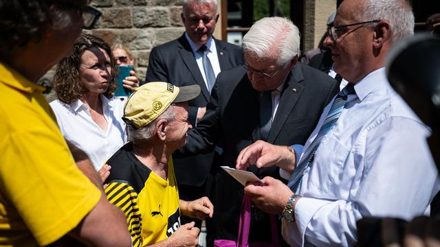 Gedenken: Steinmeier würdigt Solidarität nach Ahrtalflut