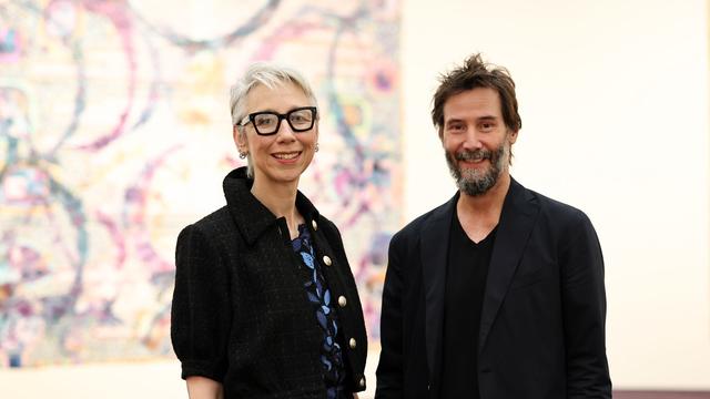 Leute: Keanu Reeves bei Ausstellungseröffnung in Nürnberg