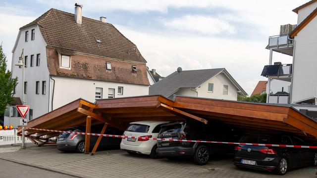 Gewitter im Südwesten: Superzelle richtet Schäden im Südwesten an