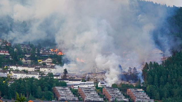 Südlich von Oslo: 400 Menschen bei Brand in Norwegen in Sicherheit gebracht