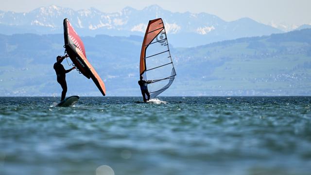 Bodensee: Wassersportler vor Friedrichshafen gerettet