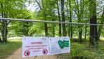 Wegsperrung: Branitzer Innenpark teilweise gesperrt