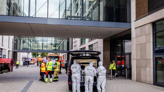 Kriminalität: Die Polizei ist zu einem Einsatz in einem Einkaufszentrum ausgerückt.