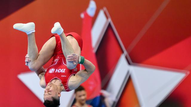 Finals in Hannover: Turn-«Rentner» Toba überrascht mit Bronze im Mehrkampf
