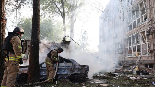 Ukraine-Krieg: Saporischschja ist eine der am häufigsten von russischen Truppen attackierten Städte in der Ukraine.