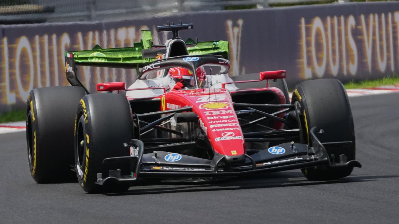 Formel 1 in Ungarn: Leclerc mit erster Bestzeit - Antonelli setzt aus