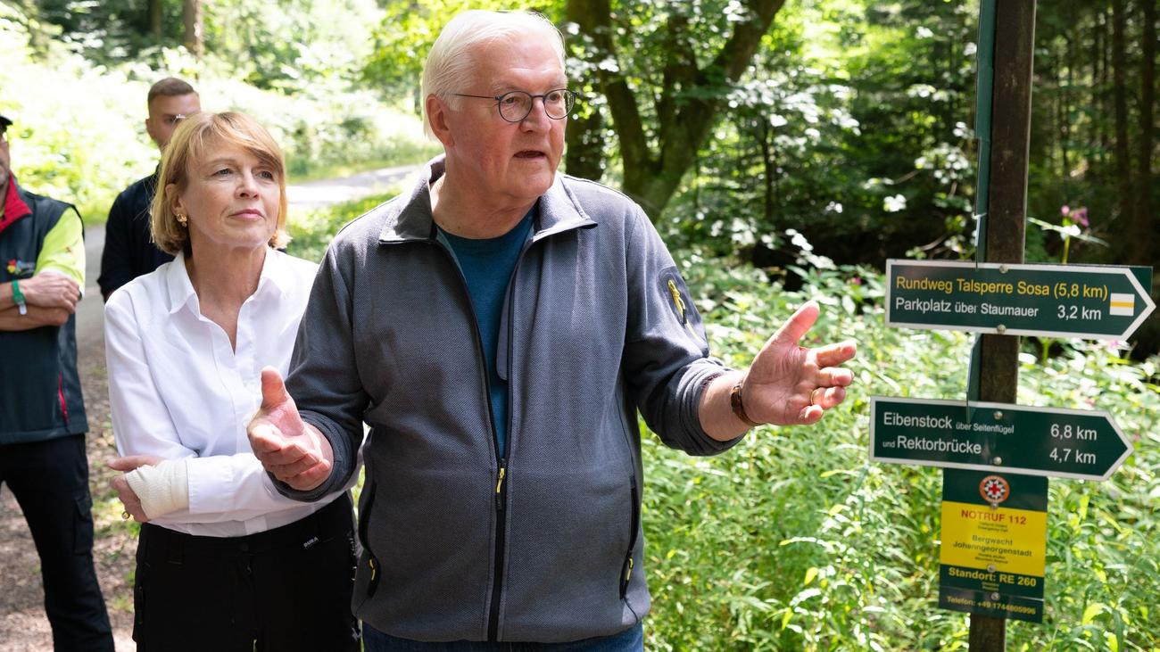 Freizeit: Steinmeier wirbt für Deutschen Wandertag im Erzgebirge