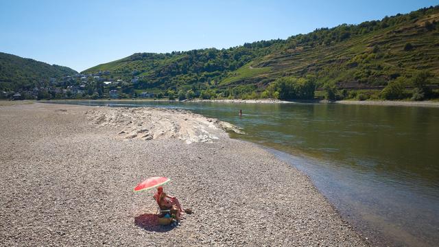 Wasserstände: Niedrigwasser am Rhein - Kaub vor neuem Tiefstwert