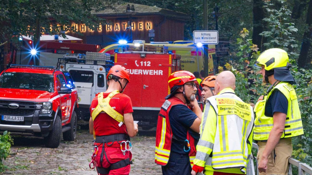 Unwetter: Toter und Verletzte bei Unwetter in Sächsischer Schweiz