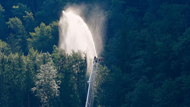 Feuer in den Alpen: Waldbrand im Chiemgau gelöscht - Katastrophenfall endet