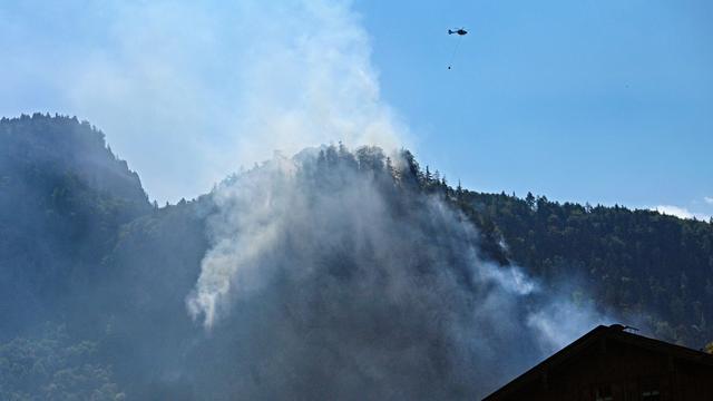 Chiemgauer Alpen: Waldbrand in Chiemgauer Alpen: «Vorsichtig optimistisch»