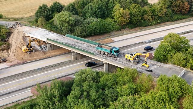 Marode Brücken: Brückenabriss schneller als gedacht - A14 bald wieder frei