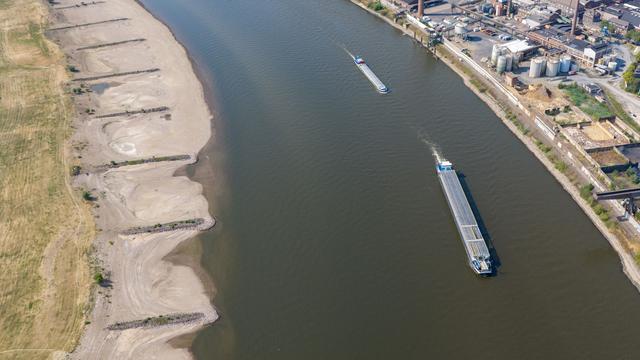 Niedrigwasser: Krischer: Bund muss Geld für Fahrrinnen-Ausbau bereitstellen