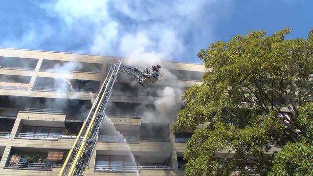 Großbrand: Wohnung nach Brand in Heidelberg unbewohnbar