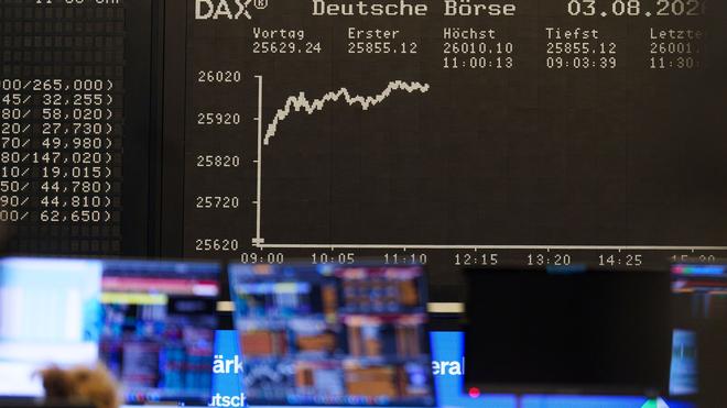 Börsen: Der deutsche Börsen-Leitindex hat erstmals die Marke der 26.000 Punkte geknackt.