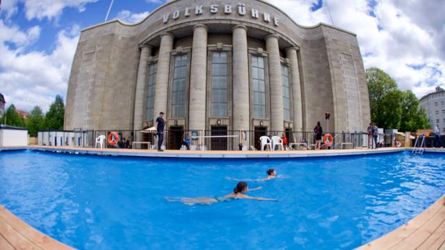 Berlin's Volksbühne Theater Becomes Public Pool in Protest Against City Decay