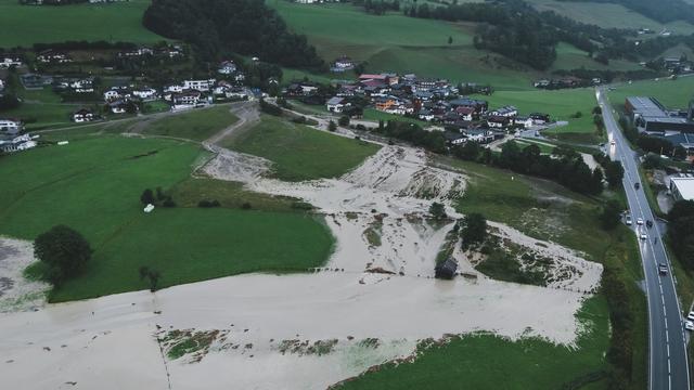 Unwetter: Überflutungen und Muren im Westen Österreichs