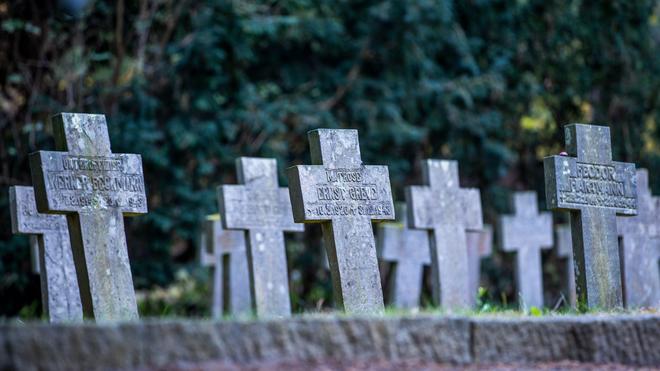 Krimimalität: Unbekannte haben Kriegsgräber auf dem Alten Friedhof in Schwerin geschändet. (Archivbild)