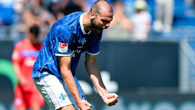 Fußball: Vukotic rettet Darmstadt gegen Kiel einen Punkt