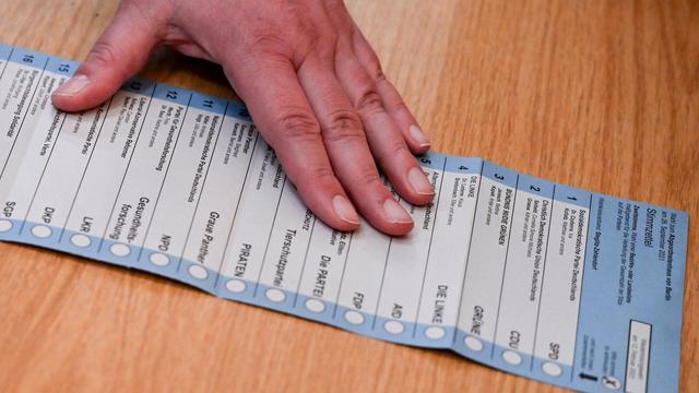 Panne: Fehler vor Berlin-Wahl: Name auf Stimmzettel falsch