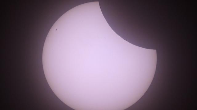 Himmelsschauspiel: Partielle Sonnenfinsternis am Mittwoch: Klare Sicht