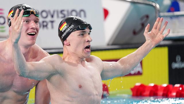 Schwimm-EM: Jubel auf der Leine: Liebmann feiert EM-Gold, Schwarz Silber