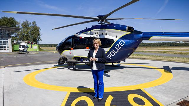 Flughafen Hannover: Polizeihubschrauber mit 600 Kilometern Reichweite eingeweiht