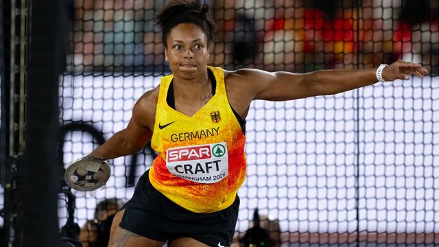 Leichtathletik: Craft gewinnt EM-Silber im Diskuswurf