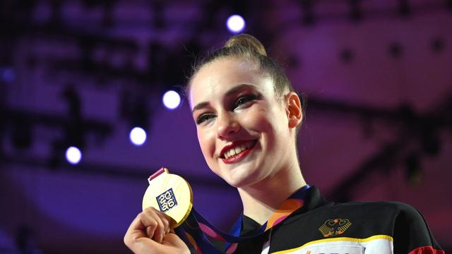 Rhythmische Sportgymnastik: Gymnastik-Star Varfolomeev holt WM-Gold im Mehrkampf