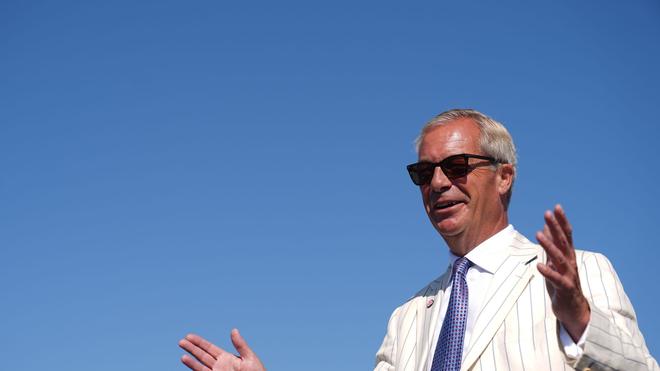 Wahl: Hat gut lachen: Nigel Farage.