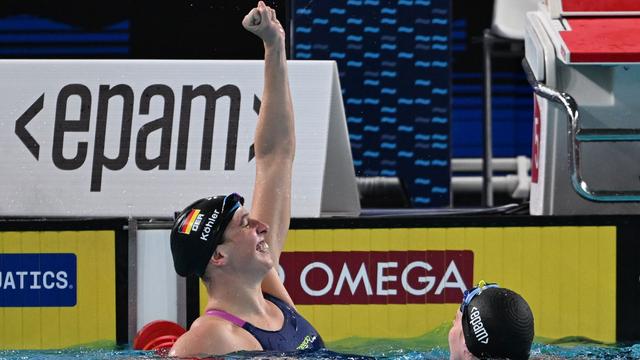 Schwimm-EM: «Schlitzohr» Köhler, Gose und Werner bejubeln EM-Medaillen