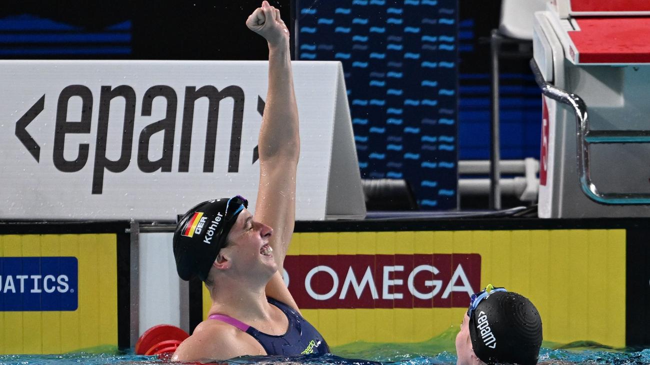 German Swimmers Shine in Paris: Köhler and Gose Claim Silver at European Championships