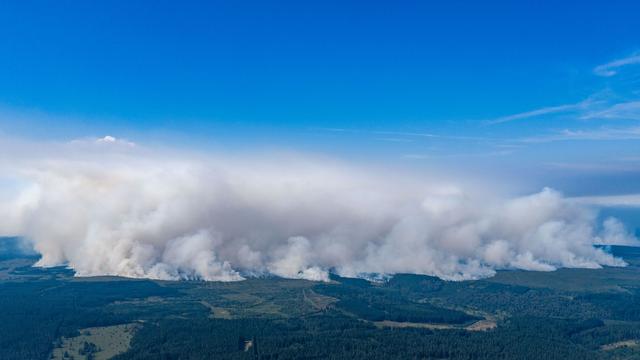 Großbrände: Feuerwehr Monschau erkundet Lage in belgischem Brandgebiet