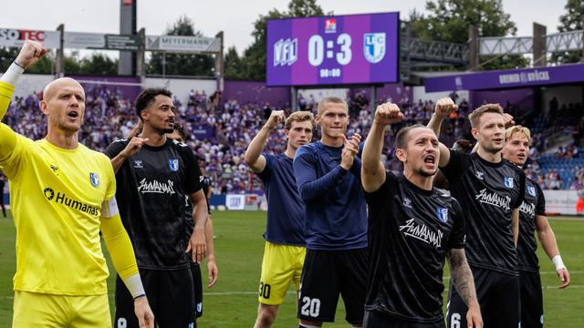 Fußball: Kommunikation als Schlüssel: Magdeburg glänzt beim 3:0-Sieg
