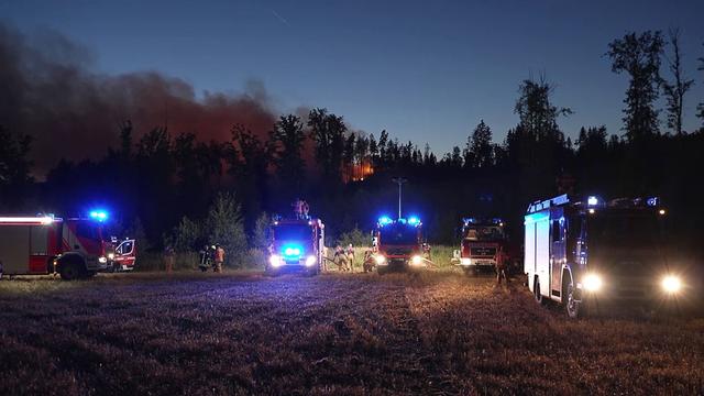 Feuerwehr: Waldbrand bei Plauen: Letzte Glutnester abgelöscht