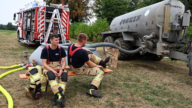 Feuer in Belgien: An der Bekämpfung der Brände im Hohen Venn in Belgien sind auch zahlreiche deutsche Einsatzkräfte beteiligt.