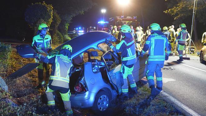 Autos zusammengestoßen: Der Unfall ereignete sich auf der Bakumer Straße in Lohne (Oldenburg). (Symbolbild)
