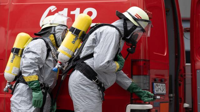 Seltene Szenarien: Radioaktive Gefahr: Feuerwehr Mainz übt für den Ernstfall