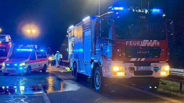 Auf A5 in Südbaden: Zwei Tote bei Falschfahrer-Unfall