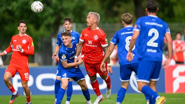 DFB-Pokal: Kein Pokal-Coup von Krieschow: Mainz locker in zweiter Runde