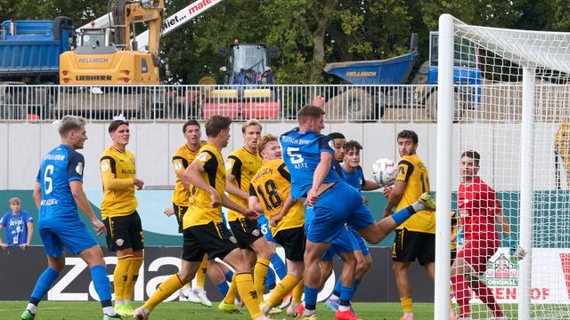DFB-Pokal: Schützenfest in Münster: Dynamo problemlos in 2. Runde