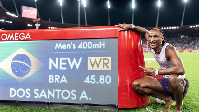 Leichtathletik: 400 Meter Hürden: Brasilianer dos Santos knackt Weltrekord