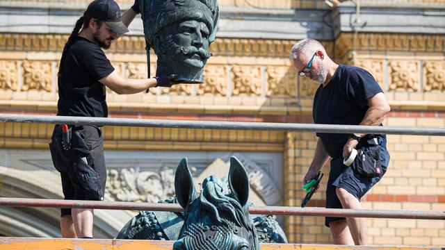 Denkmal restauriert: Kopflose Zeiten am Hannover Hauptbahnhof vorüber