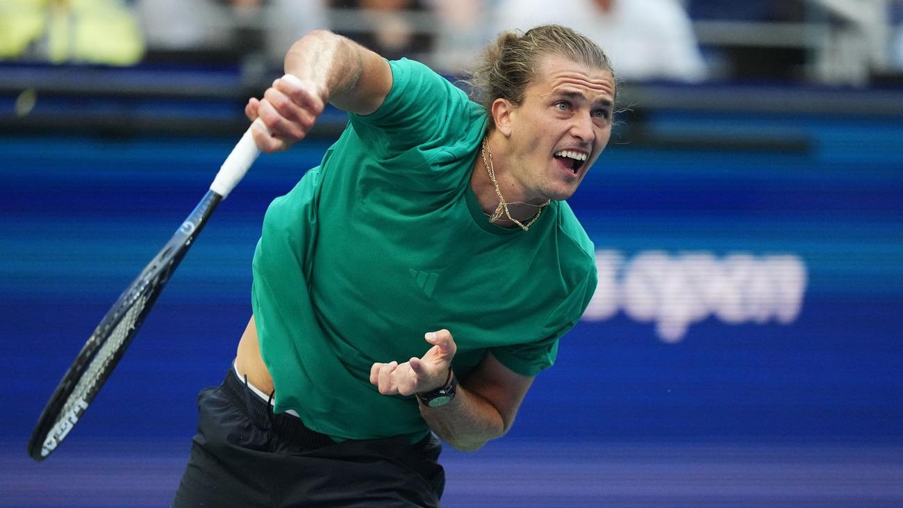 Tennis: Zverev bei US Open zunächst gegen Sonego