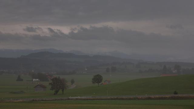 Unwetterwarnung: Gewitter ziehen über Bayern