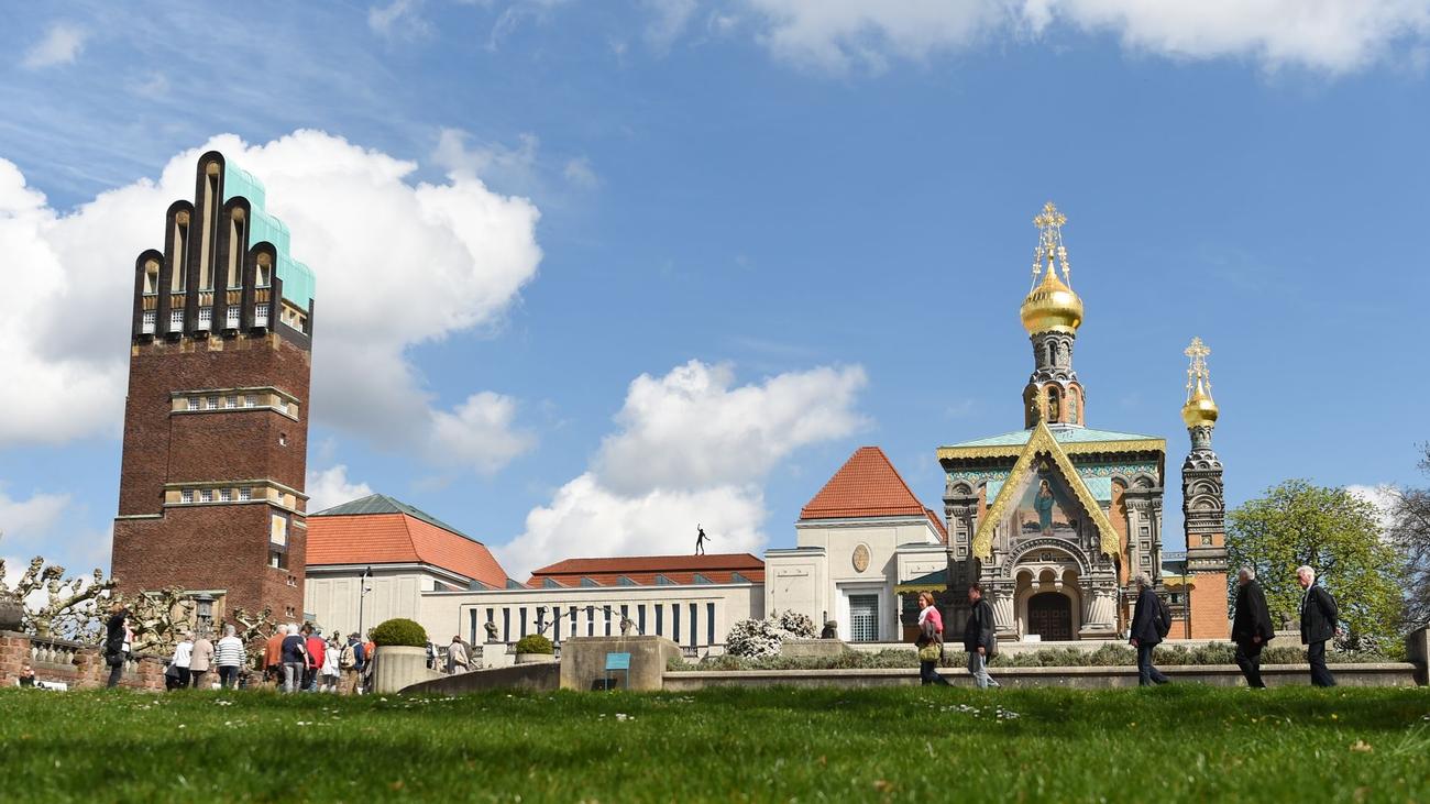 Denkmal: Millionen-Kosten und Baustopp auf der Mathildenhöhe