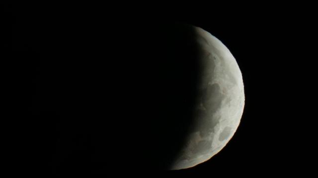 Himmelsschauspiel: So war die partielle Mondfinsternis im Südwesten