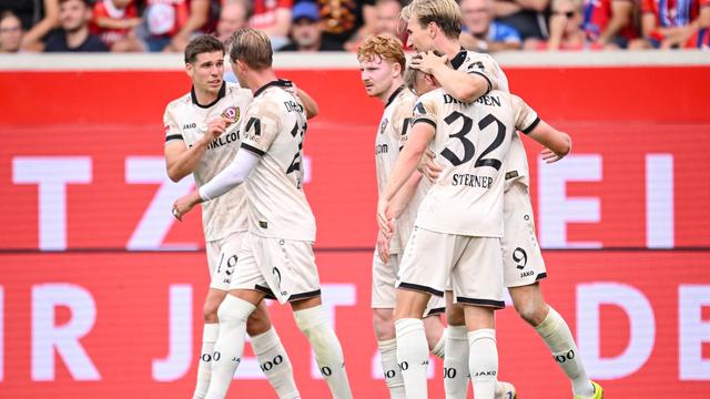 2. Fußball-Bundesliga: Trotz starker 45 Minuten: Dynamo geht in Heidenheim unter